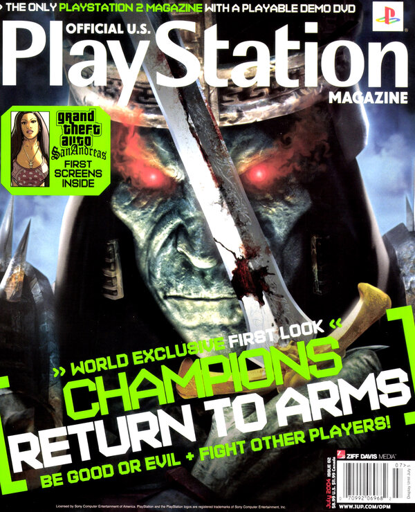 Official U.S. PlayStation Magazine Issue 082 (July 2004) cover
